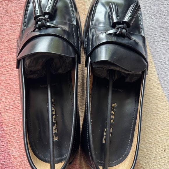 New Prada Calfskin Loafers main image 4